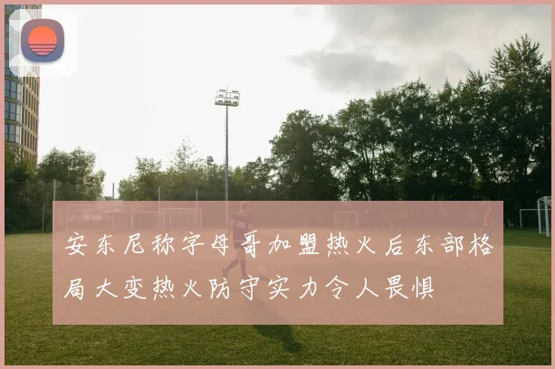 安东尼称字母哥加盟热火后东部格局大变热火防守实力令人畏惧